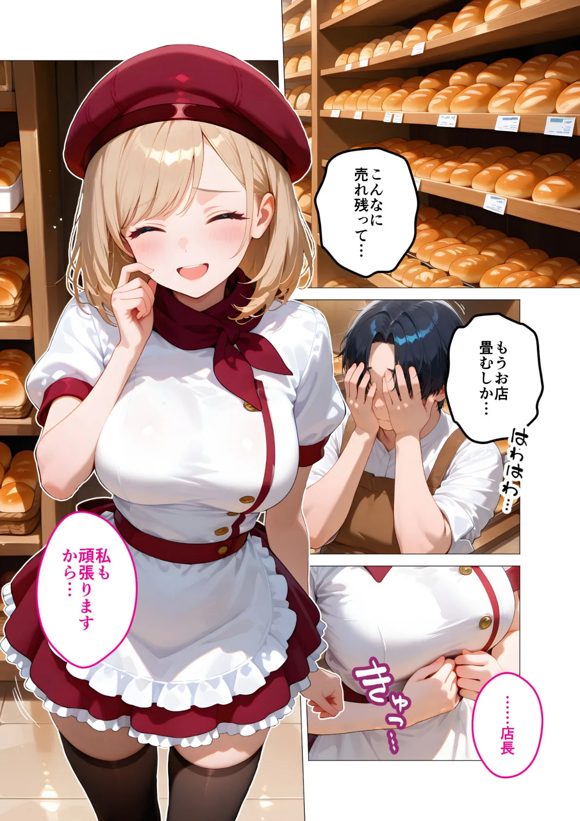 当店限定！セックス￥0サービス 〜ひたむきパン屋さんの流されえっち〜 モザイク版 3ページ