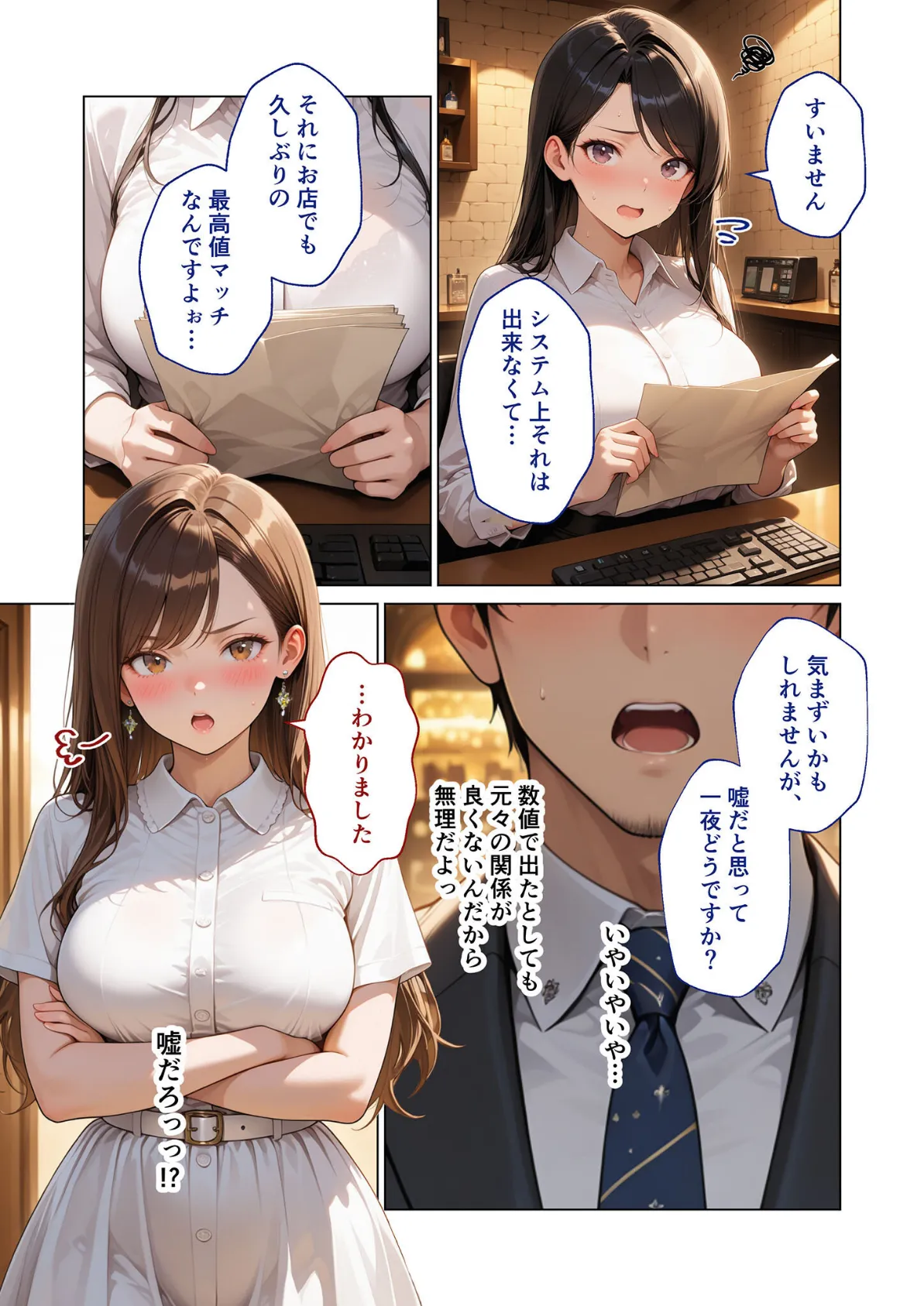 マッチング型純愛風俗店「レッドリンク」 第8話 〜元パワハラ上司でも愛してくれますか？〜 モザイク版 8ページ