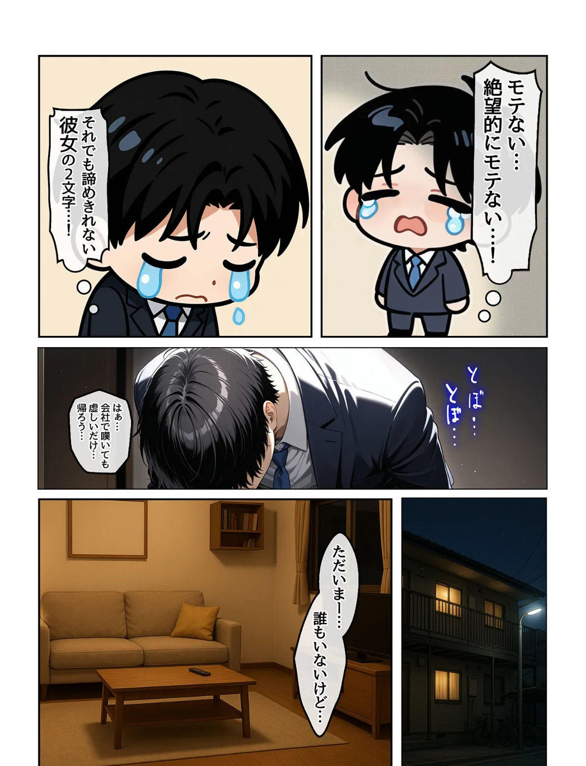 指名したソープ嬢がまさかの女上司だった件1 モザイク版 4ページ