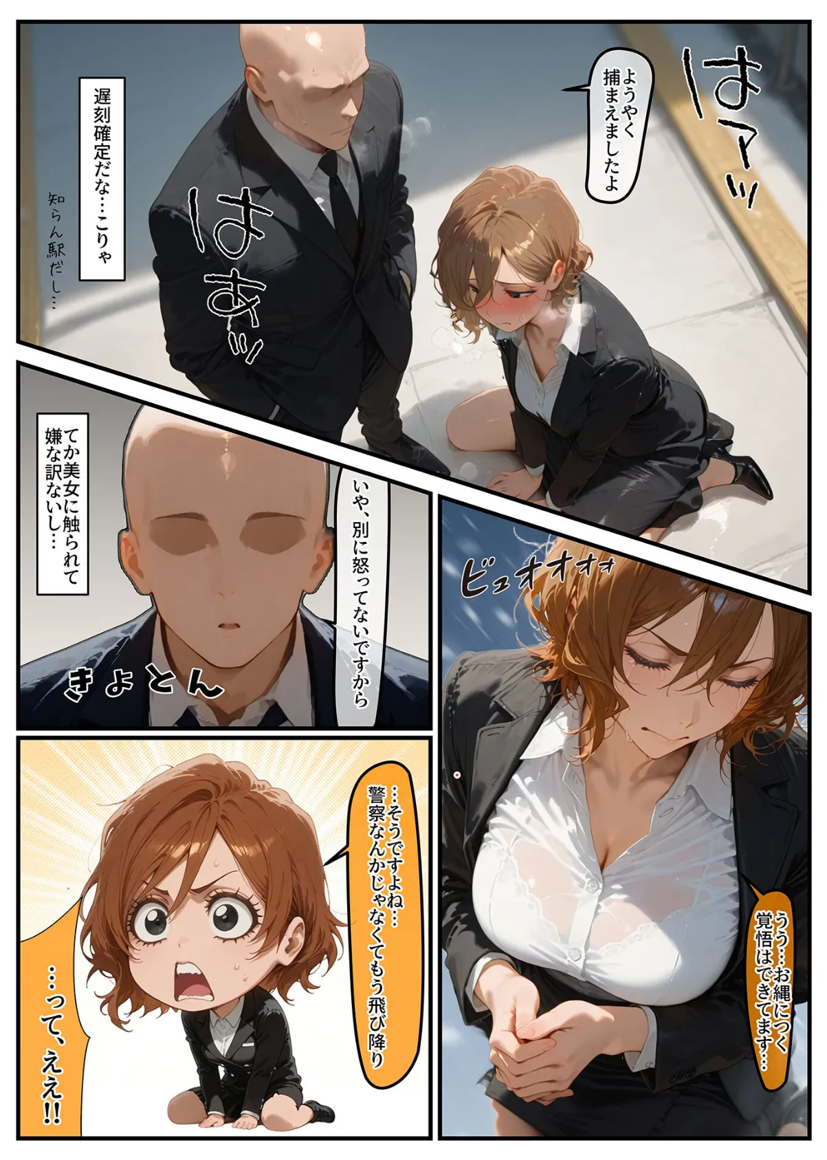 貞操逆転世界では元推し達が処女をこじらせてチ●媚びしてくる モザイク版 8ページ