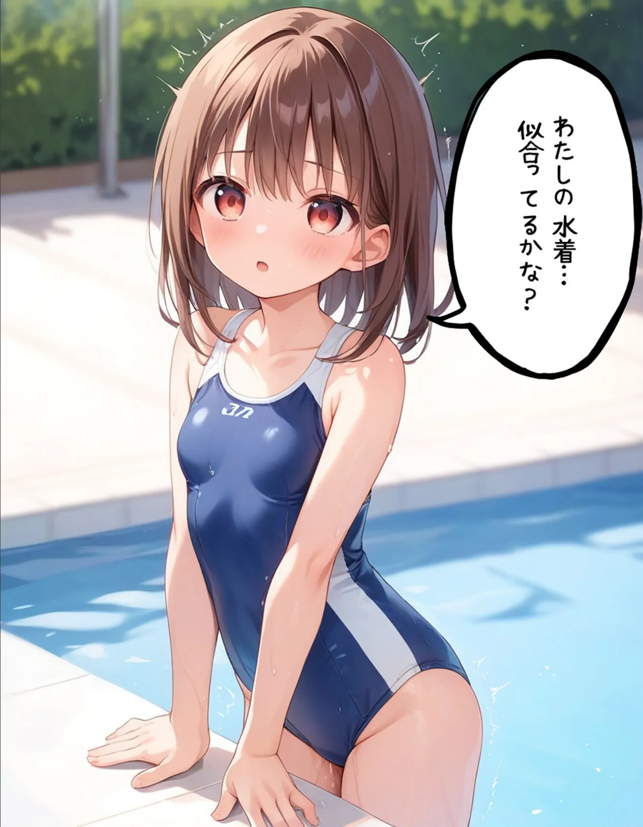 お義兄ちゃんと生ハメ撮影会〜スクール水着でハメまくり モザイク版 5ページ